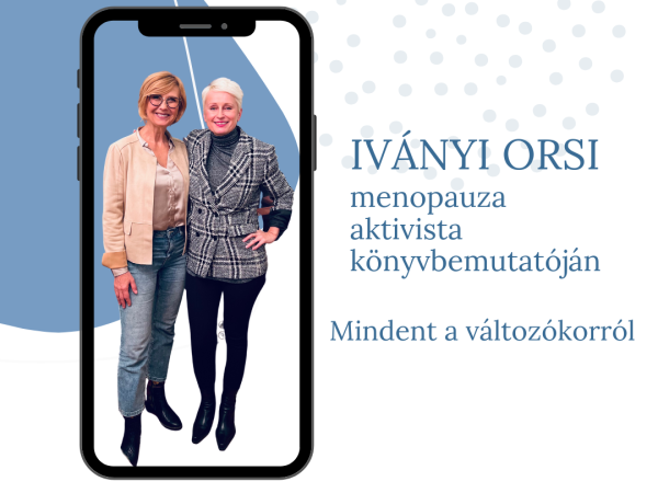 Kishonthy Csilla Iványi Orsival a könyvbemutatón